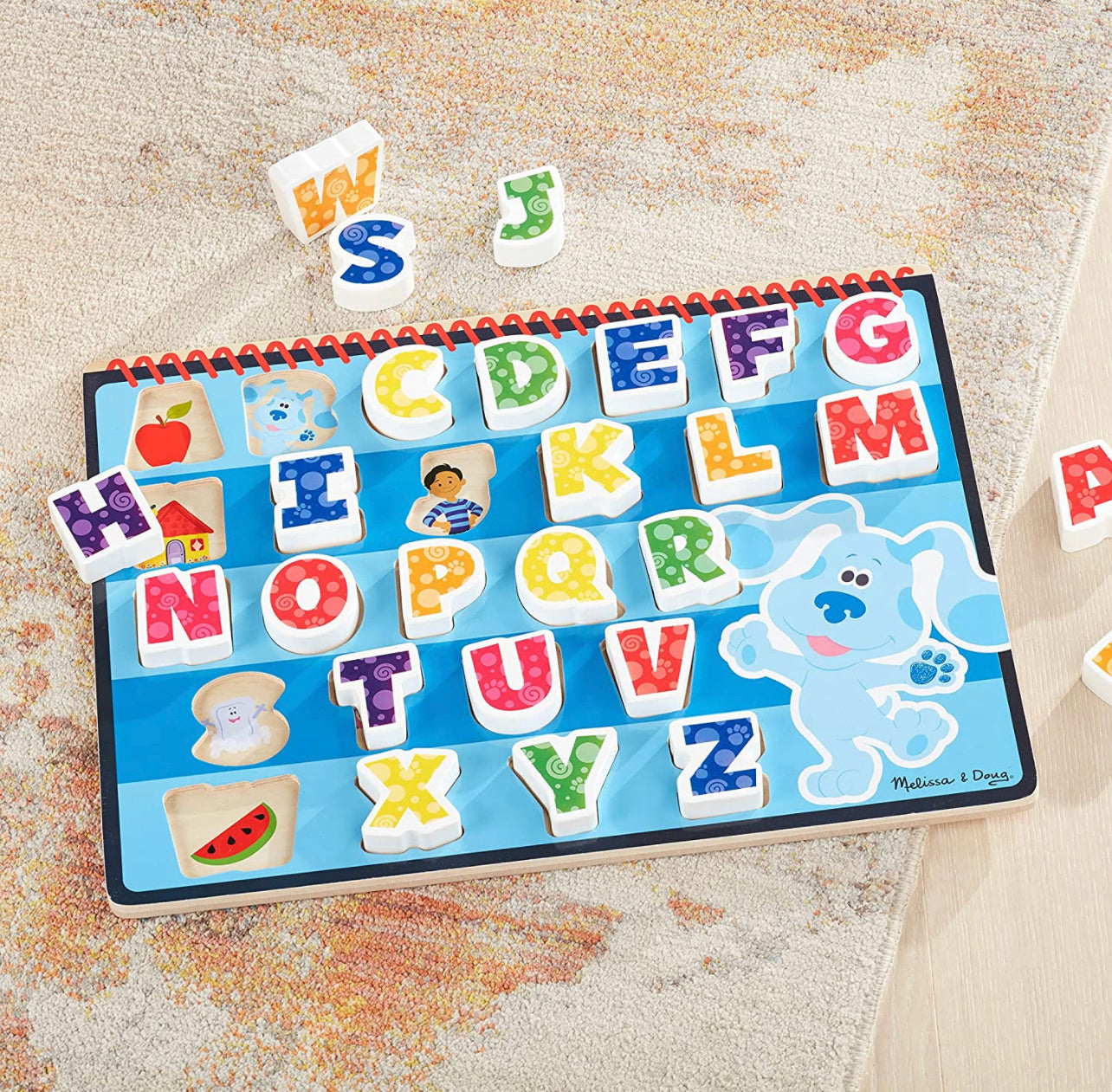 Melissa & Doug x Blue's Clues 🌈必備優質字母板🙆🏻♀️
