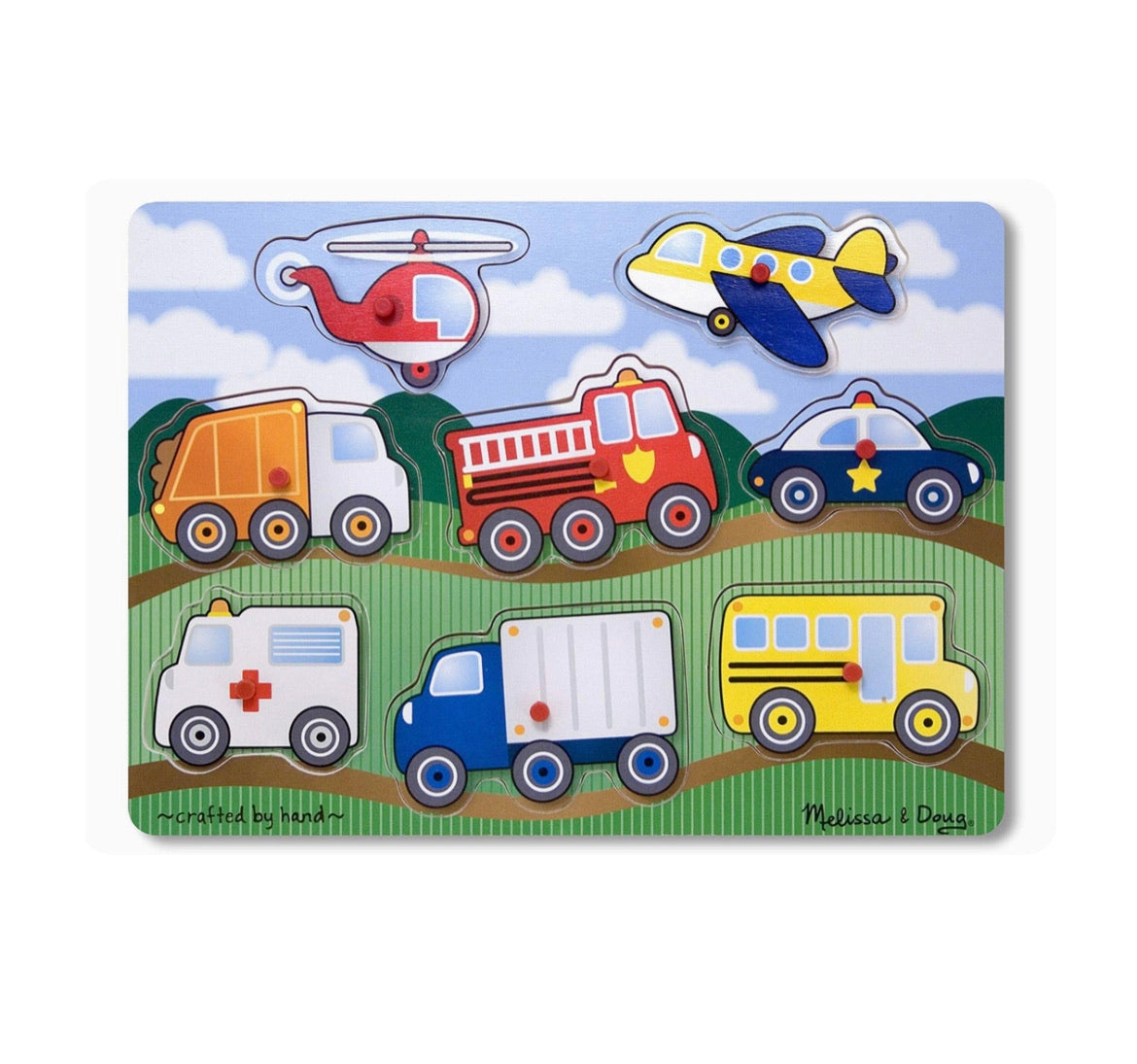 Melissa & Doug - 立體拼圖(交通工具)