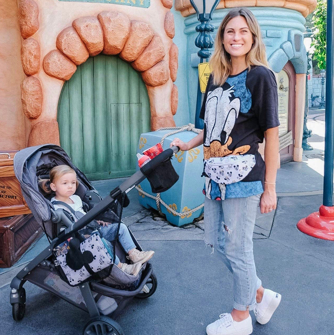 Disney Baby - 二合一超實用Mickey B車掛袋