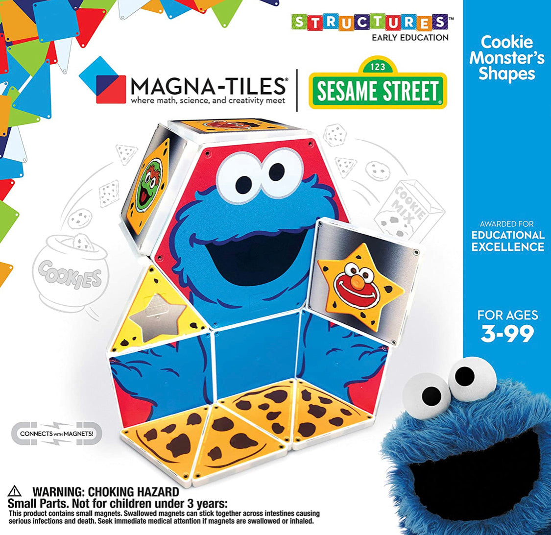Sesame Street - Cookie Monster 磁力新積木