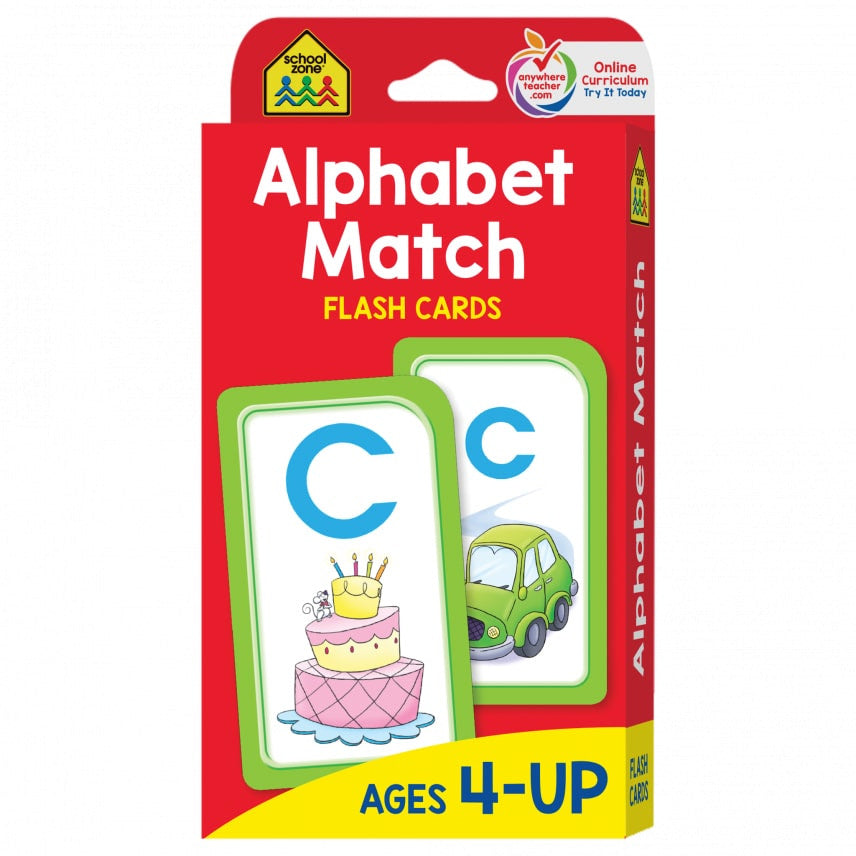 School Zone Flash Card 學習記憶快閃卡 - Alphabet Match