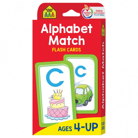 School Zone Flash Card 學習記憶快閃卡 - Alphabet Match
