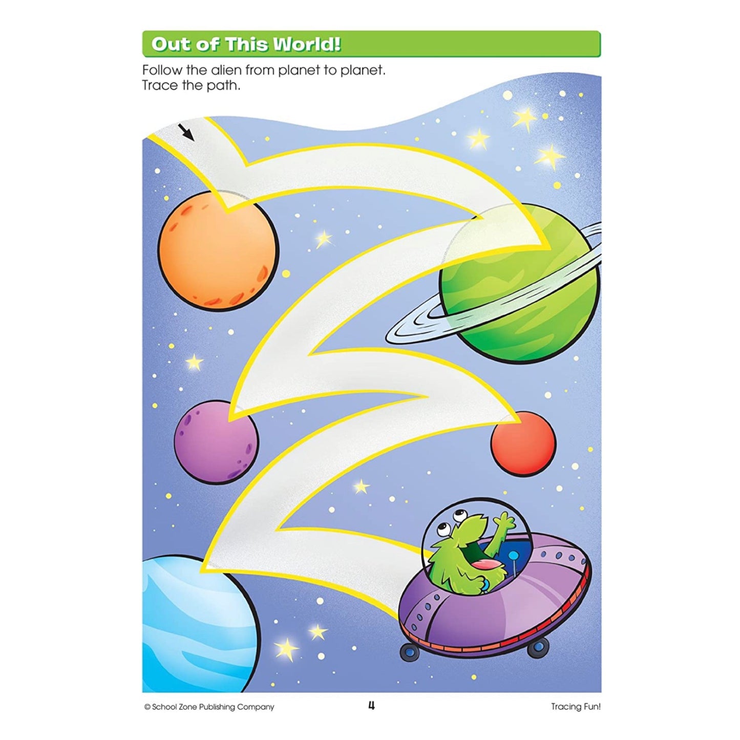 School Zone - Write and reuse workbook (Tracing Fun! 3Y)