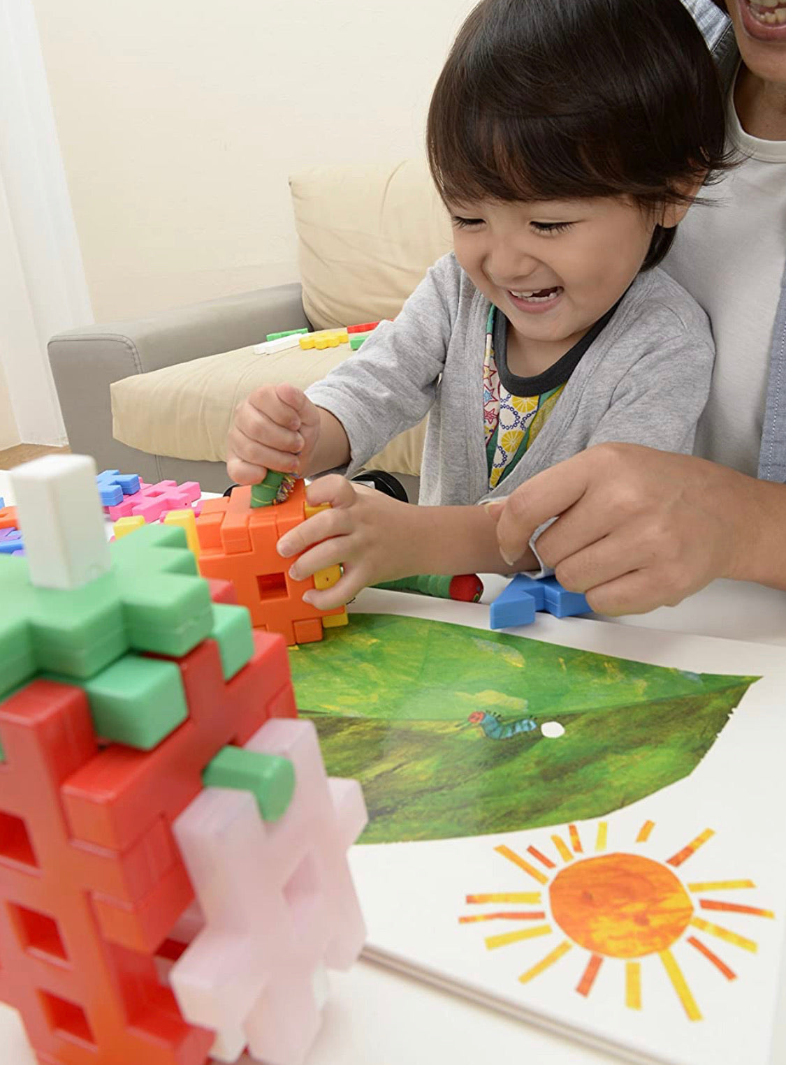 日本直送 - Gakken日本學研益智積木  (The Hungry Caterpillar)