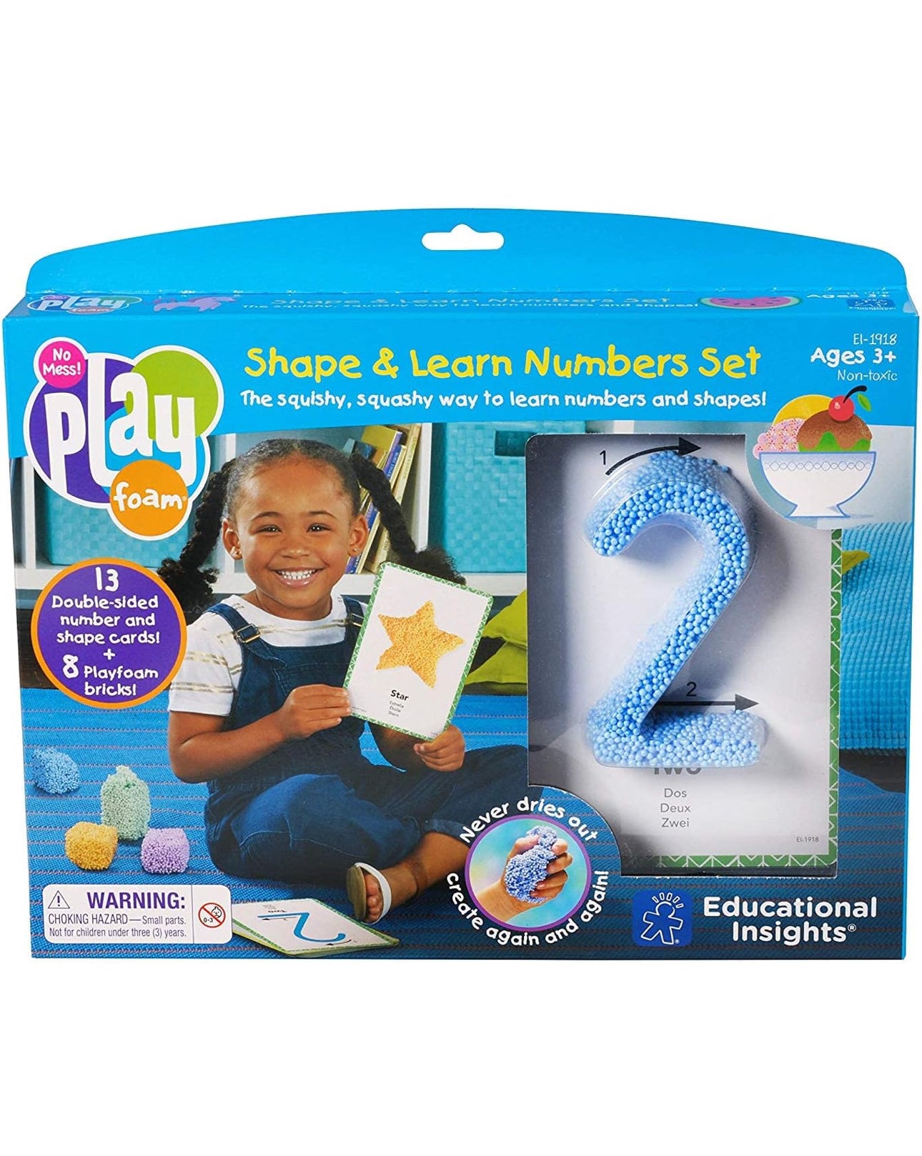 魔塑粒粒黏土 Playfoam Number Set🔢