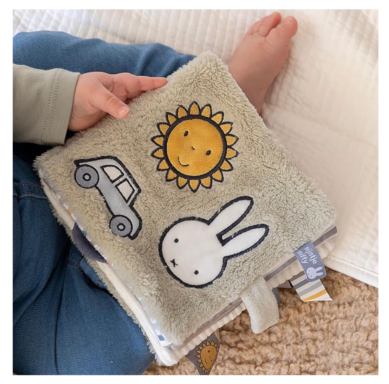 Miffy - 可愛毛毛面高質軟布書
