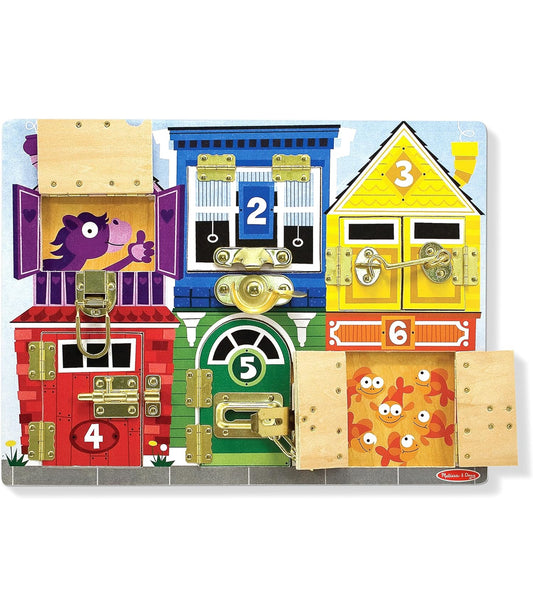 Melissa & Doug - 手多多Busy board (Wooden Latches) 🔓