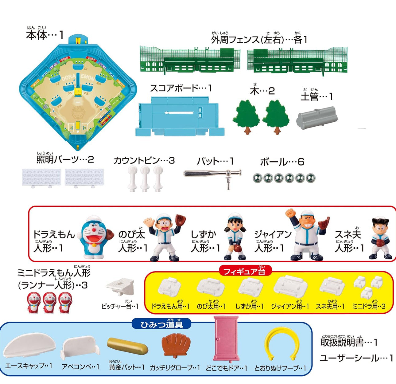 Doraemon 多啦A夢 對戰棒球遊戲盤 ⚾️🧢
