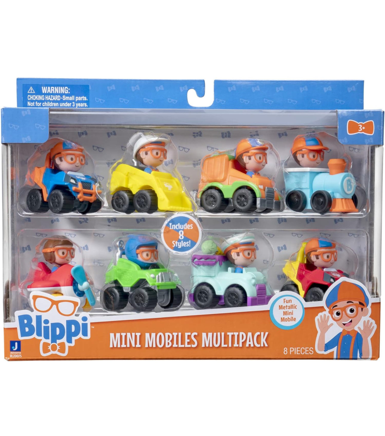 Blippi 回力車車8件套裝🚗