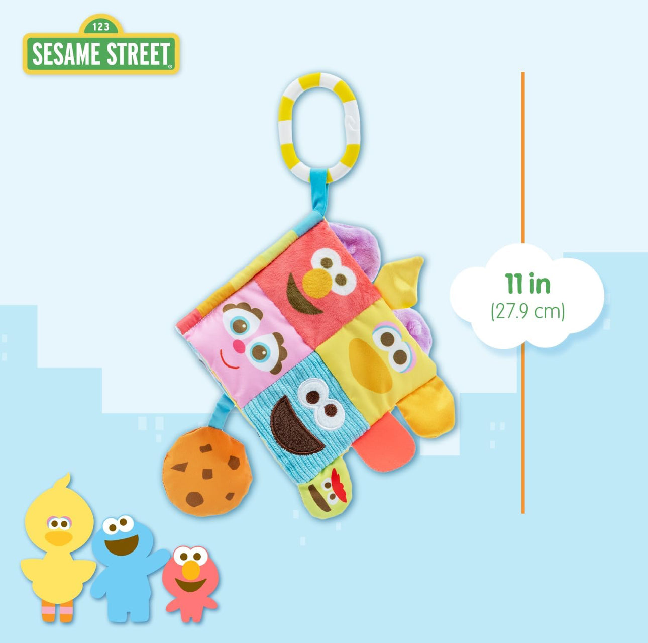 Sesame Street - 超得意芝麻街 觸感掛掛軟布書