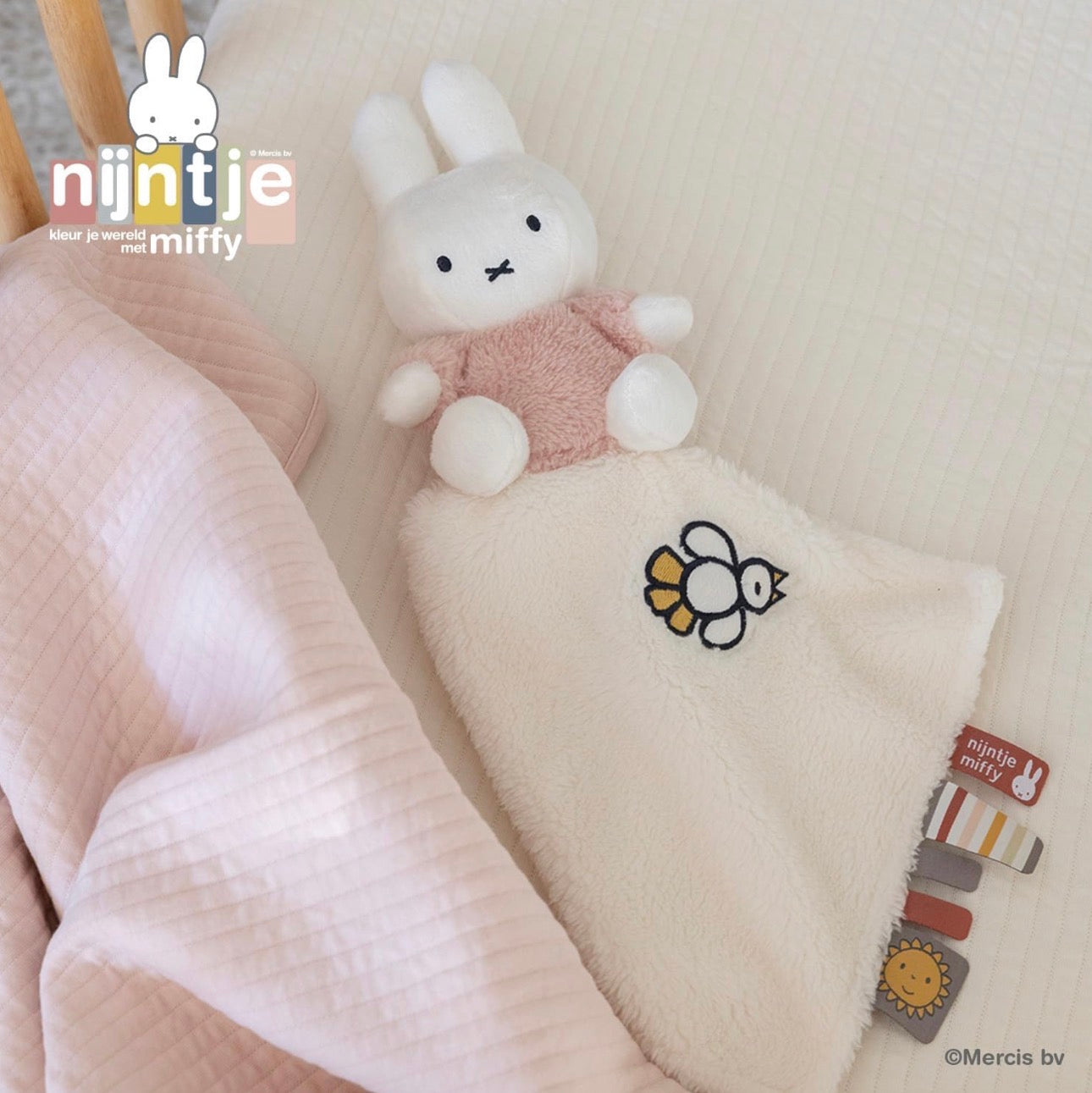Miffy - 可愛Miffy 毛毛安撫巾