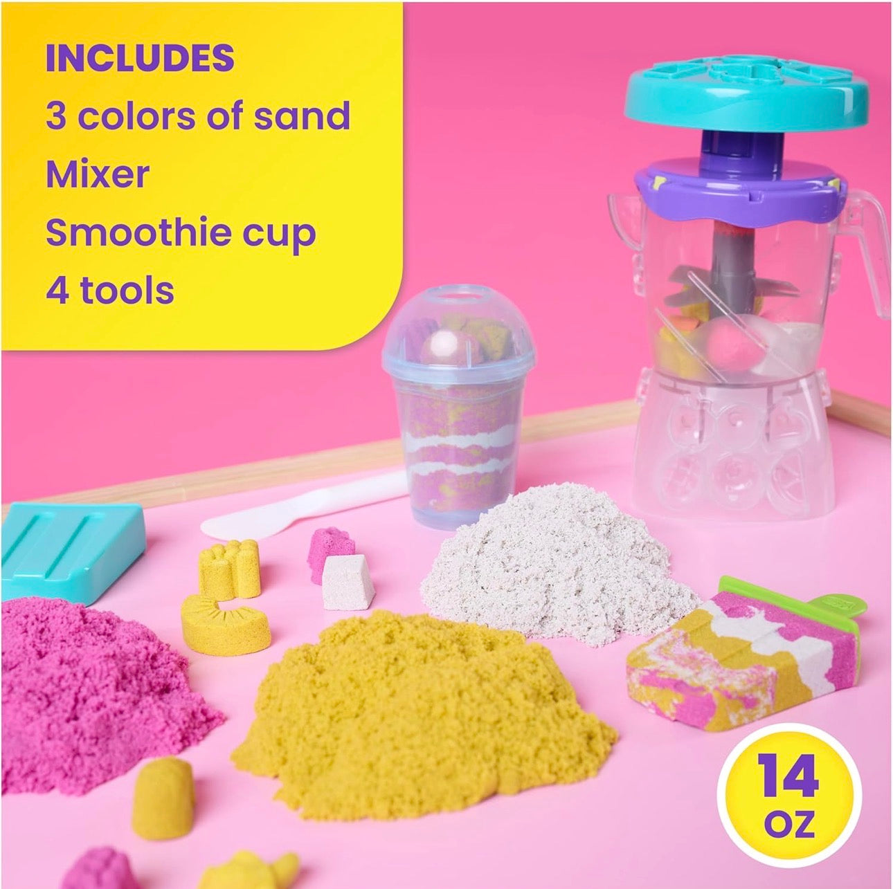 Kinetic Sand 動力沙 Smoothie Mixer Playset