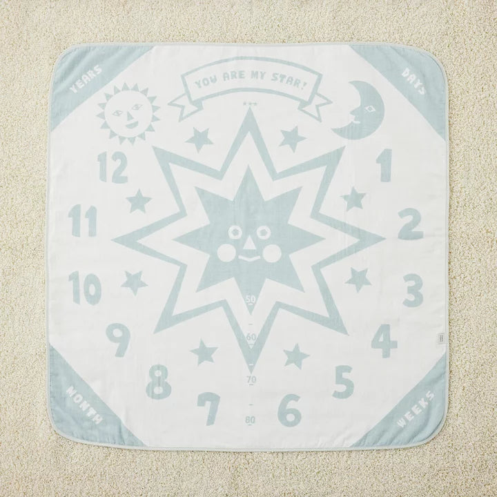 10mois - 高質紀念成長包被浴巾 (tupera tupera款)