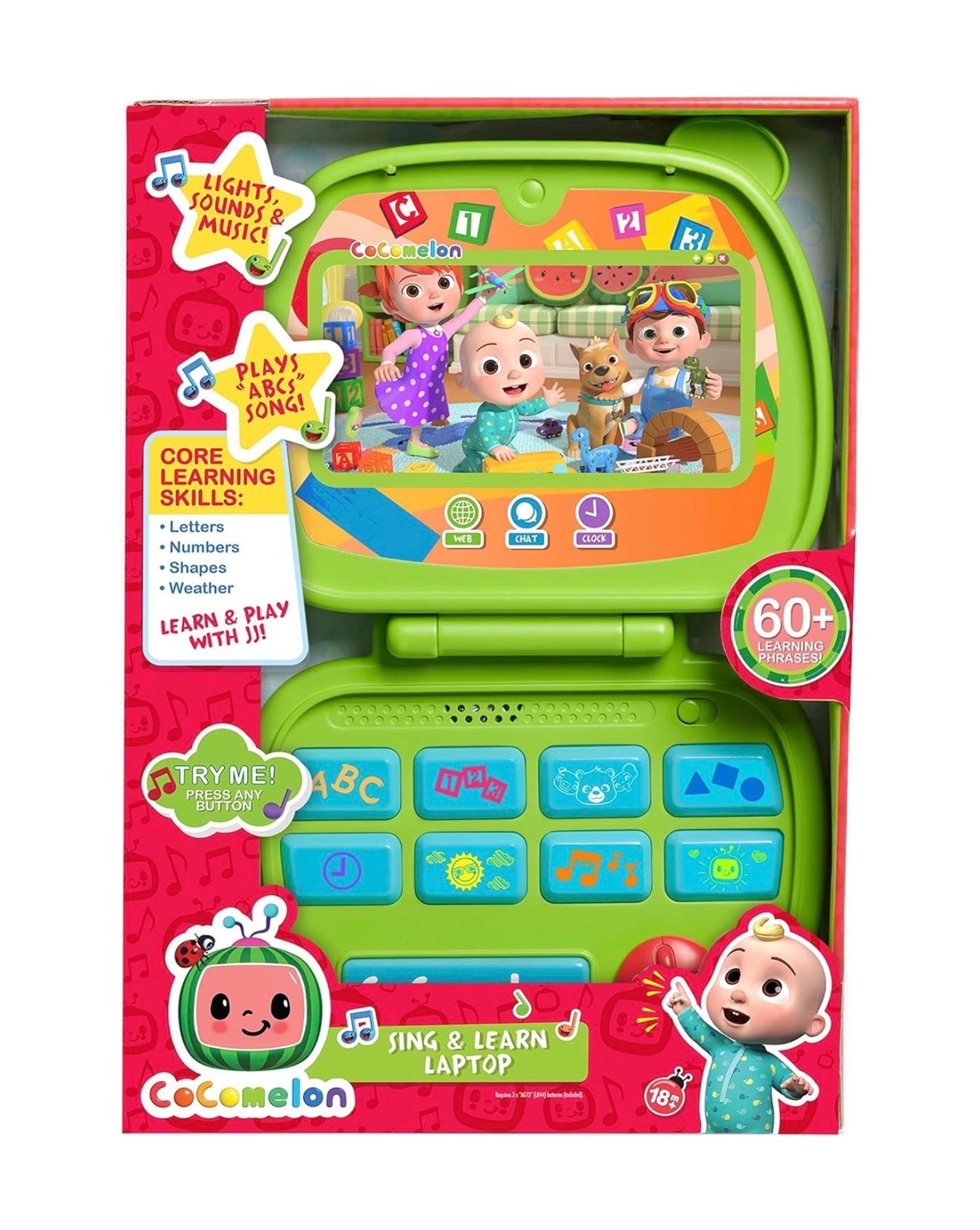 😍 Cocomelon JJ 西瓜仔ABC音樂Laptop 🍉