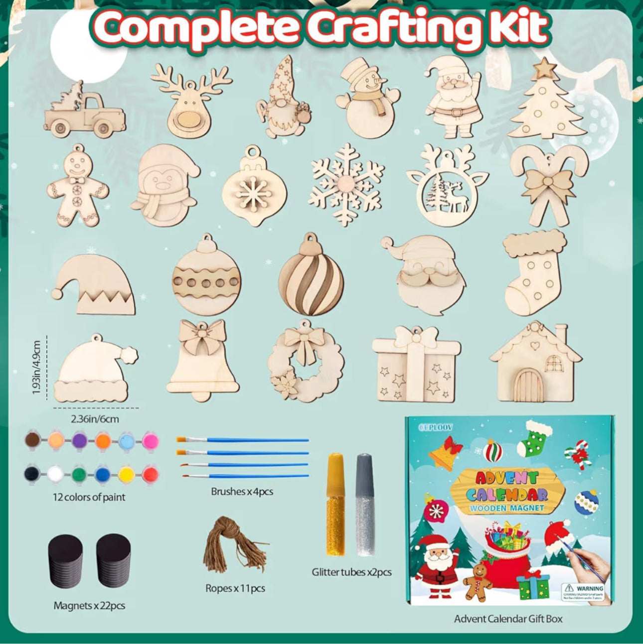 [Limited Time] Santa's Christmas Craft Kit 聖誕小手工套裝