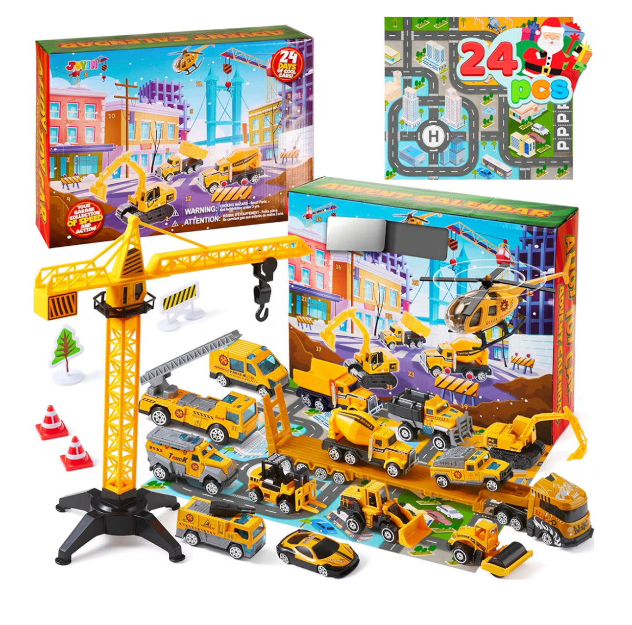 Engineering viechles 工程車車 聖誕倒數月曆