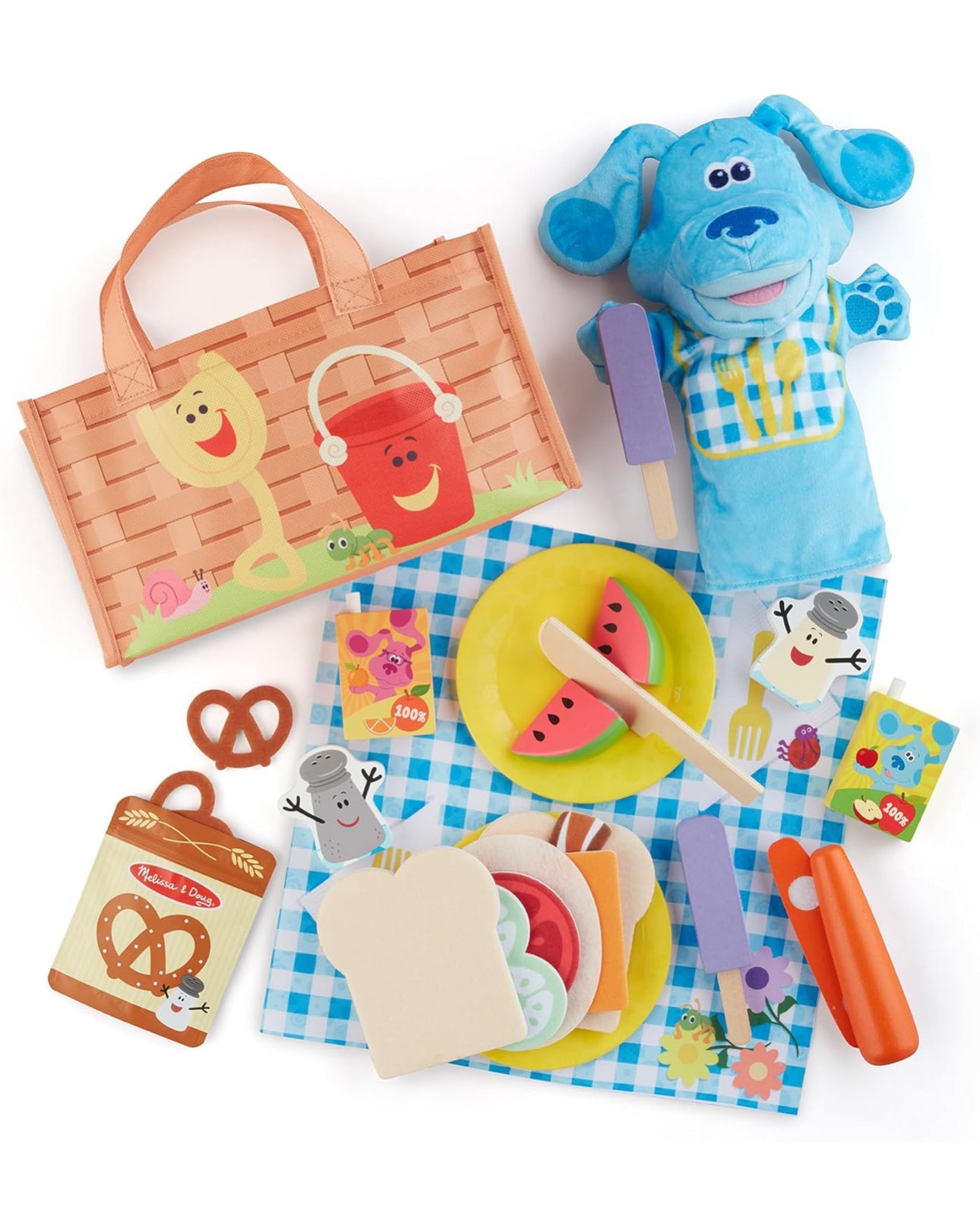 Melissa & Doug x Blue's Clues Happy Puppet Picnic Time! （36件）