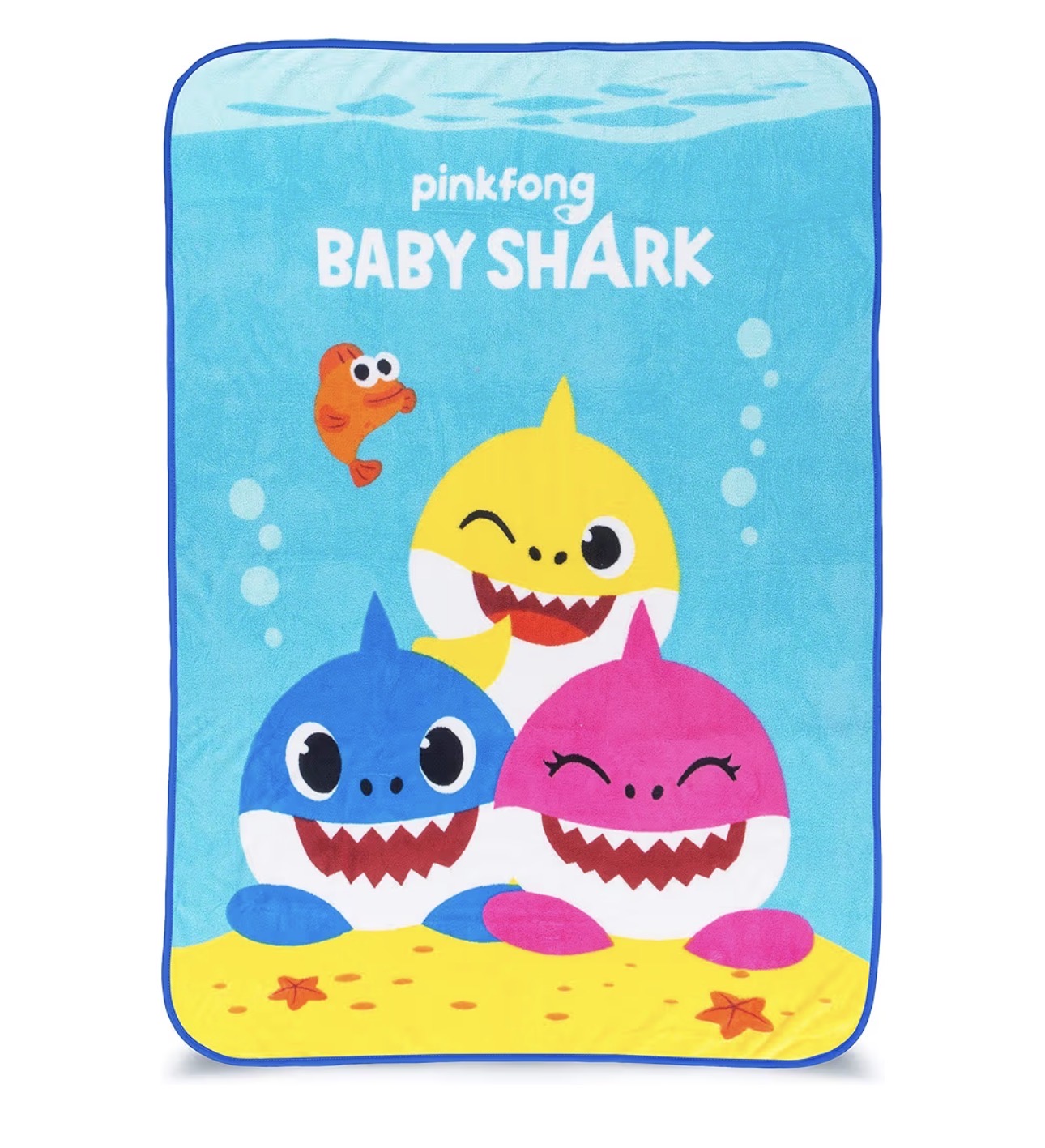Baby shark Super Soft 珊瑚絨被仔 (46 x 60in)