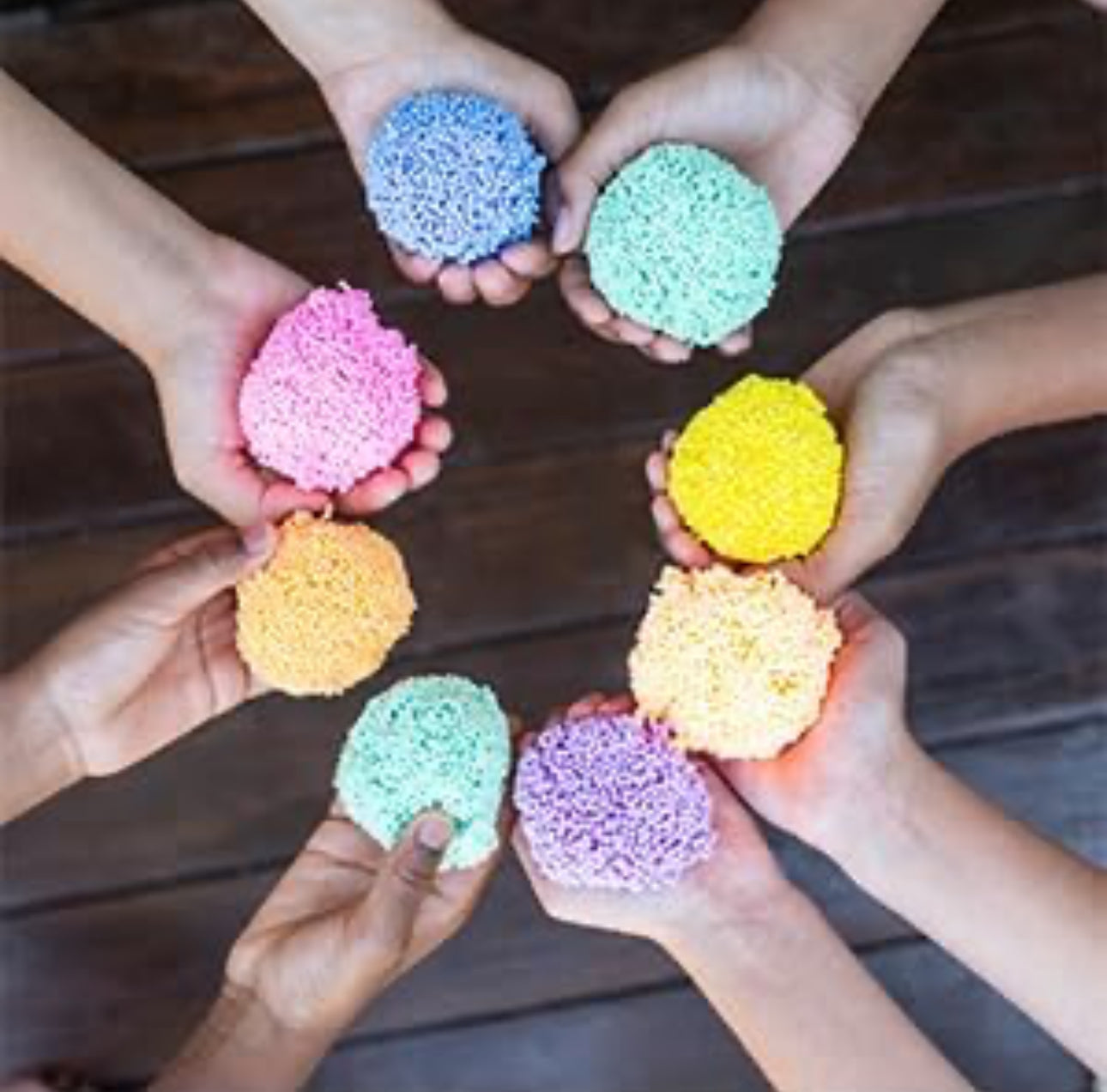 魔塑粒粒黏土 Playfoam Mega Rainbow Set