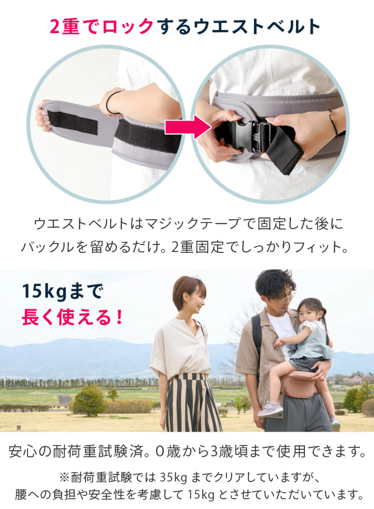 Kerata 防滑超輕 3 ways Hip Go (3-36M 適用)