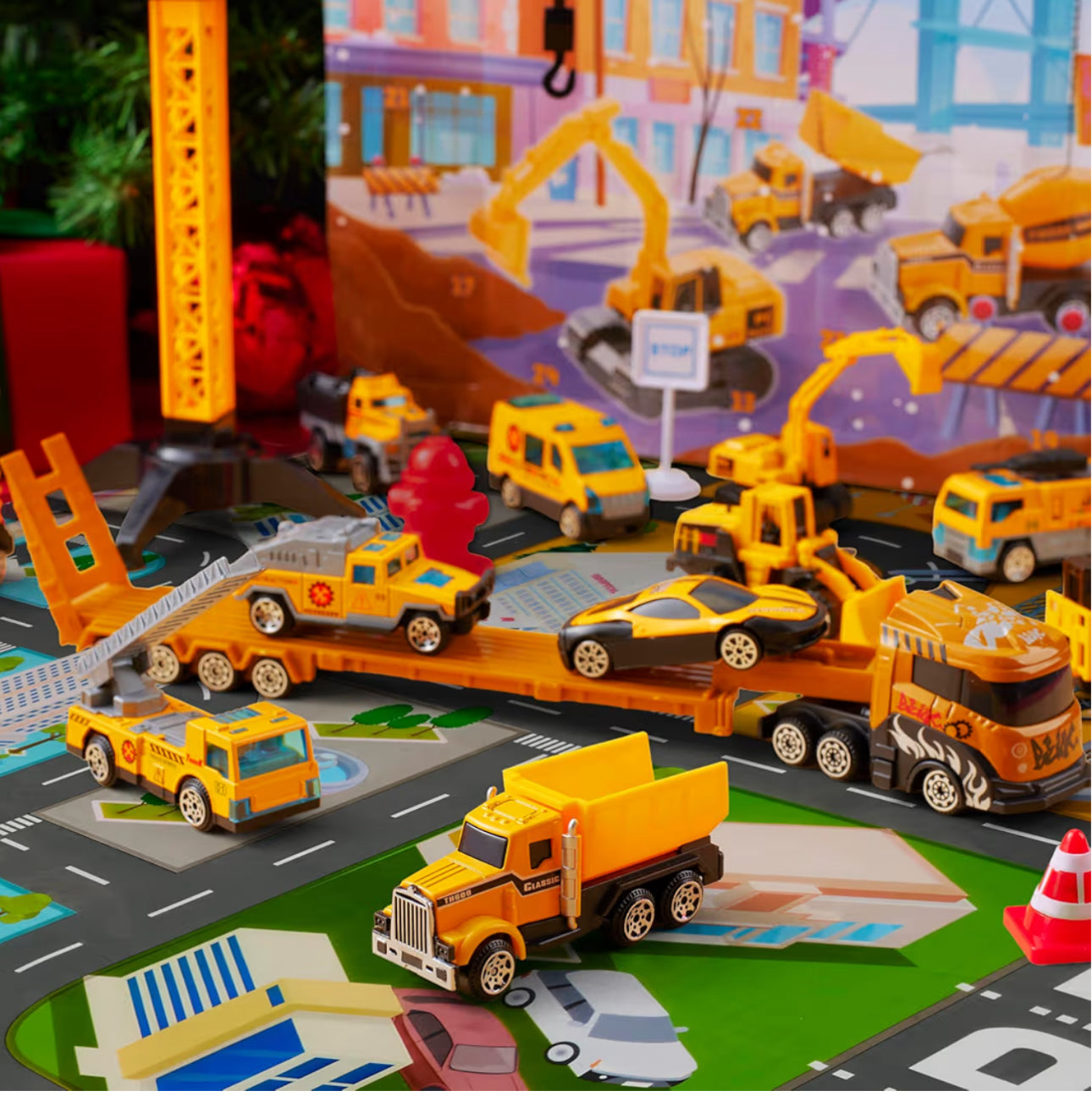 Engineering viechles 工程車車 聖誕倒數月曆