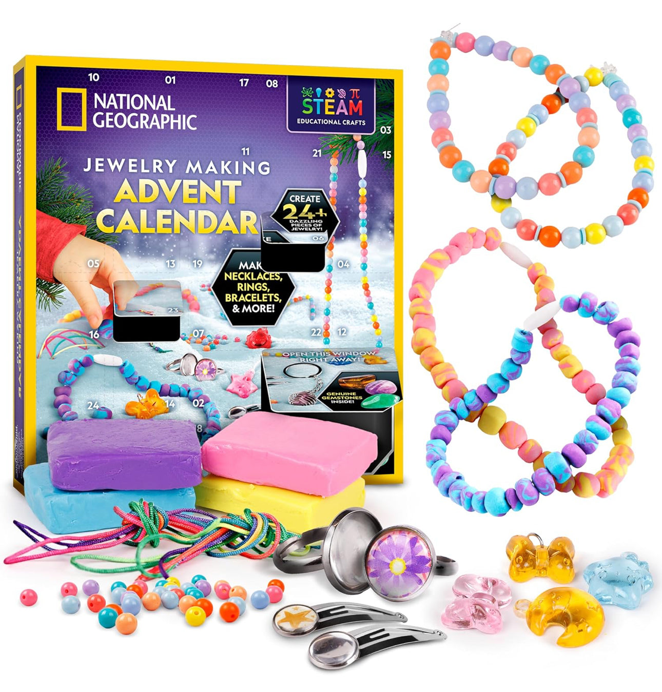 NATIONAL GEOGRAPHIC 小小珠寶收藏家 聖誕倒數月曆