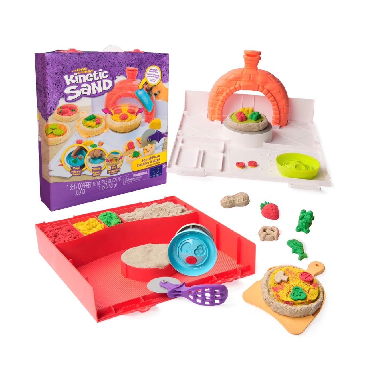 Kinetic Sand 動力沙 SquishPizza Rising Pizza Oven Playset