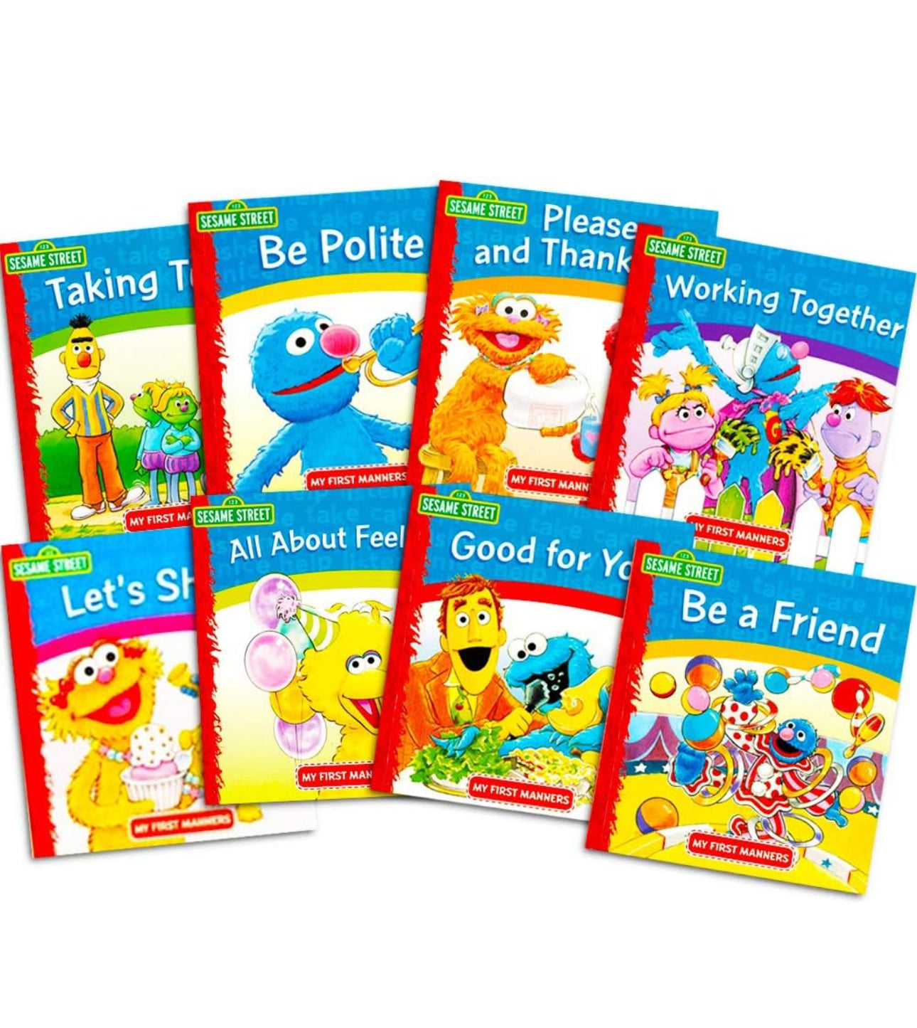 Sesame Street - 芝麻街 My First” manners books set