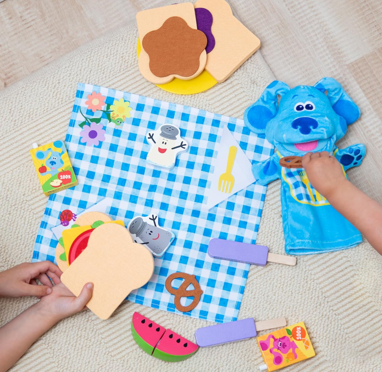 Melissa & Doug x Blue's Clues Happy Puppet Picnic Time! （36件）