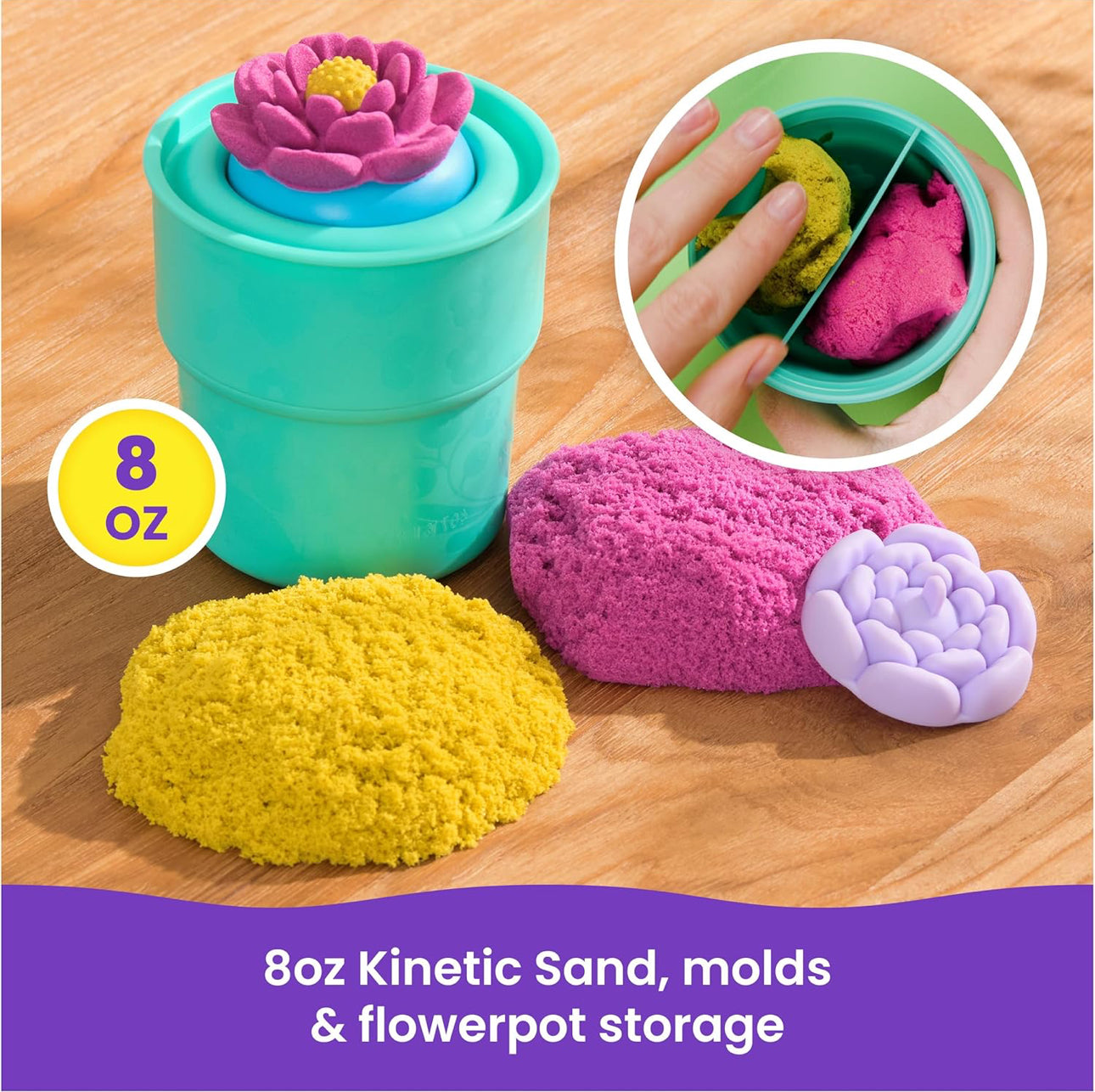 Kinetic Sand 動力沙 Squish Blossom Blooming Flower