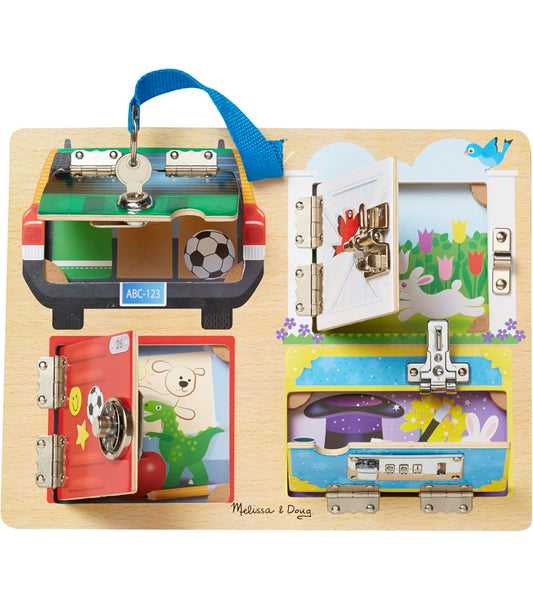 Melissa & Doug - 手多多Busy board (Locks and Latches) 🔓