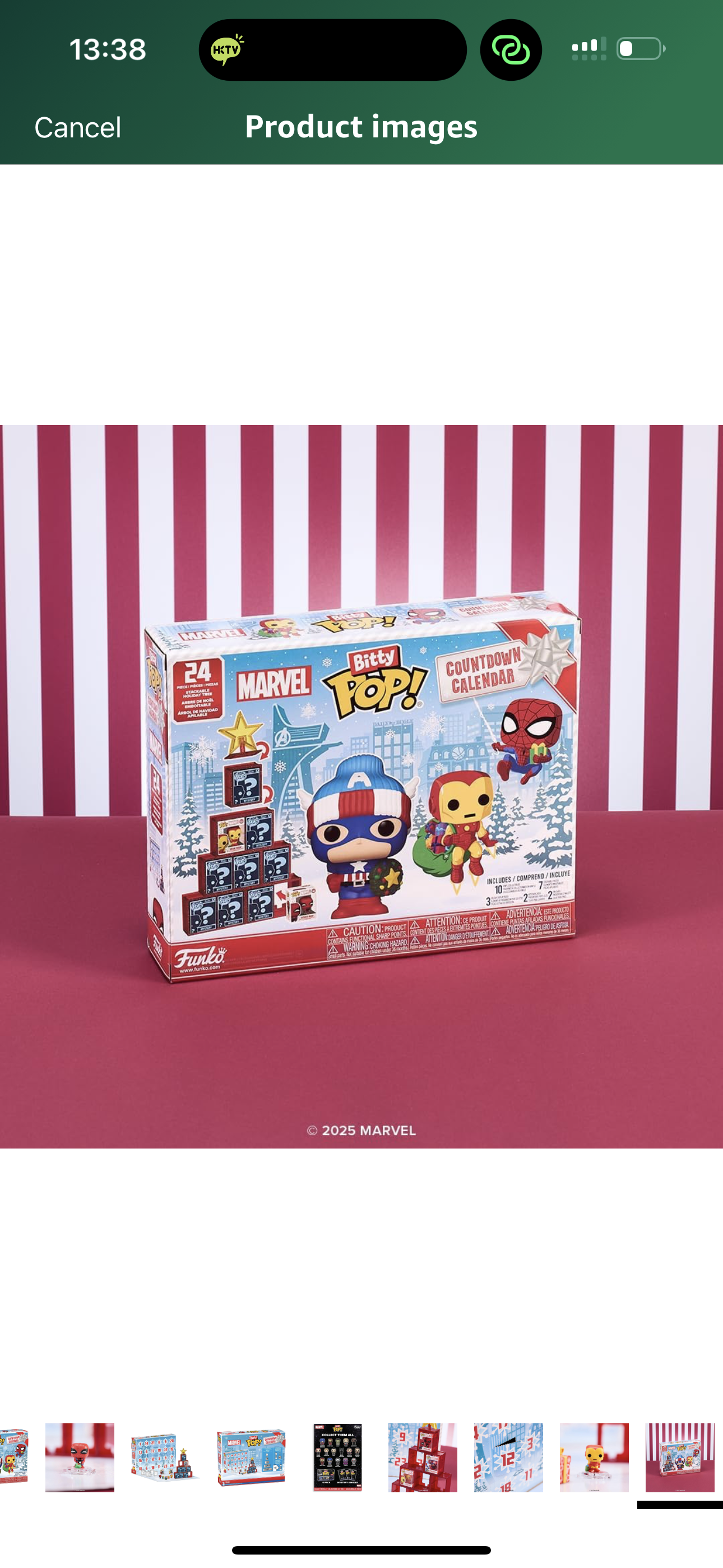 Funko Pop Marvel 聖誕倒數月曆