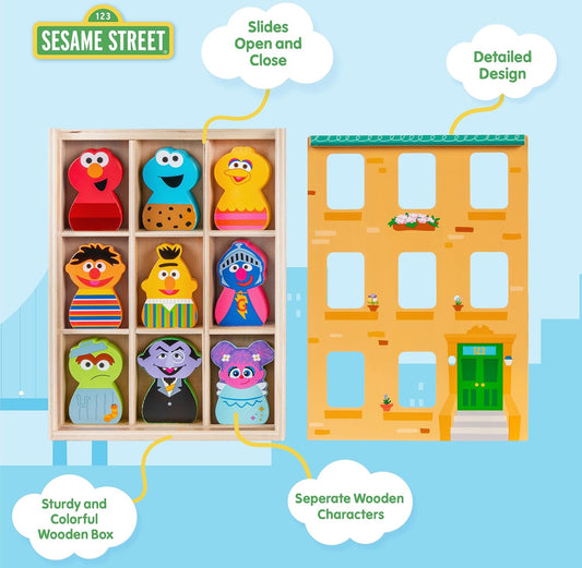 Sesame Street - 芝麻街 小角色小積木套裝