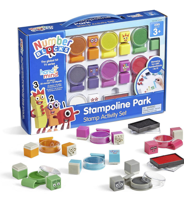 Hand2mind - Number Blocks 彩虹立方印章公園 – KidsBabiesMama