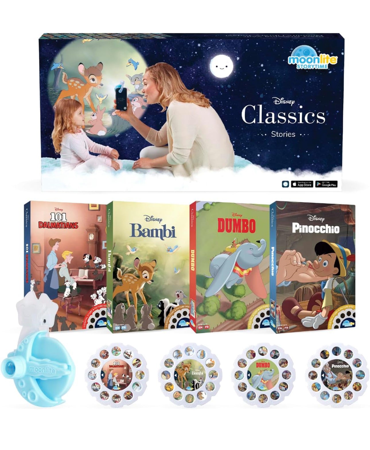 Moonlite月光故事投影機禮盒 -  Disney Classic