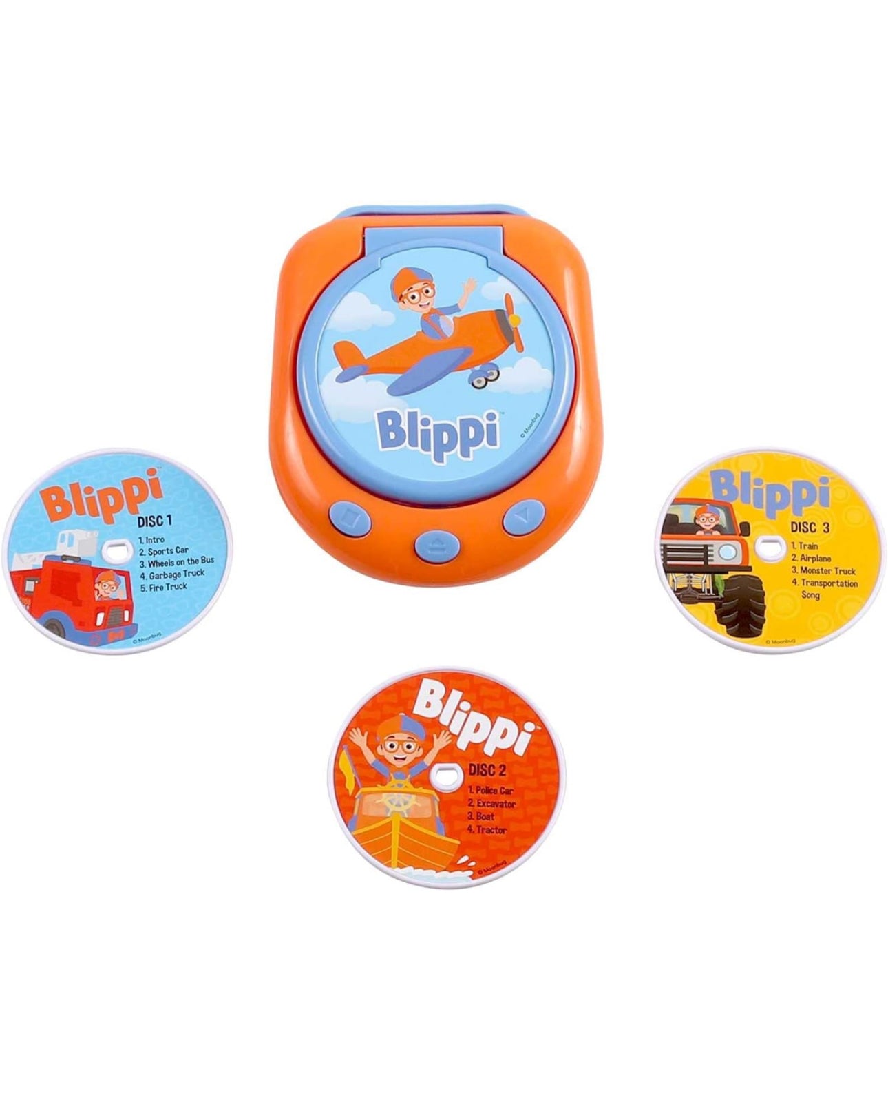 Blippi  - Blippi 經典兒歌 CD player 圖書套裝