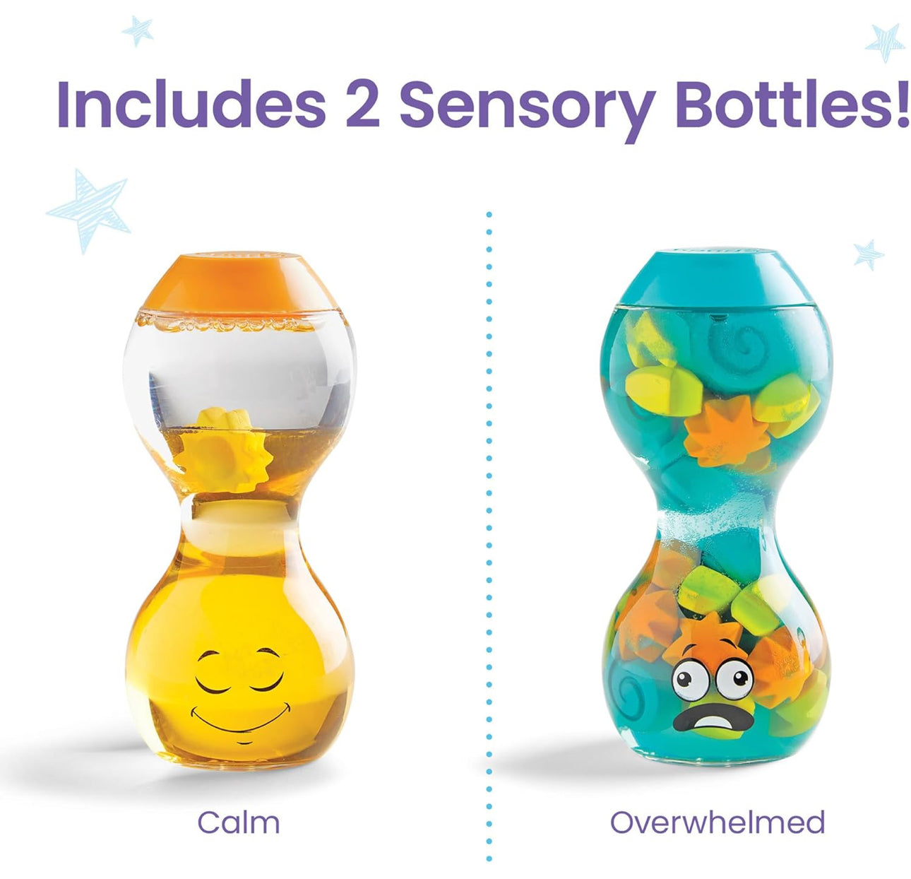 Hand2mind - Big Feelings Sensory Bottles (Opposite Emotions)