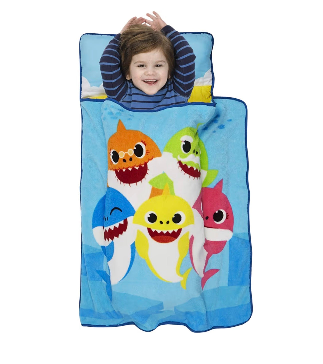 Baby shark Super Soft 珊瑚絨 Nap Mat