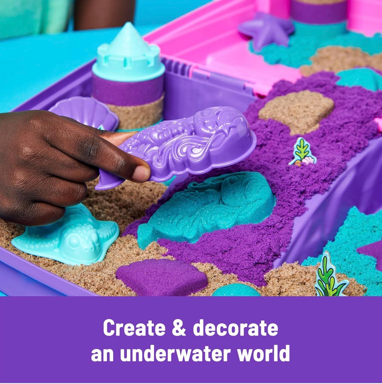 Kinetic Sand 動力沙 Mermaid Palace 工具箱套裝