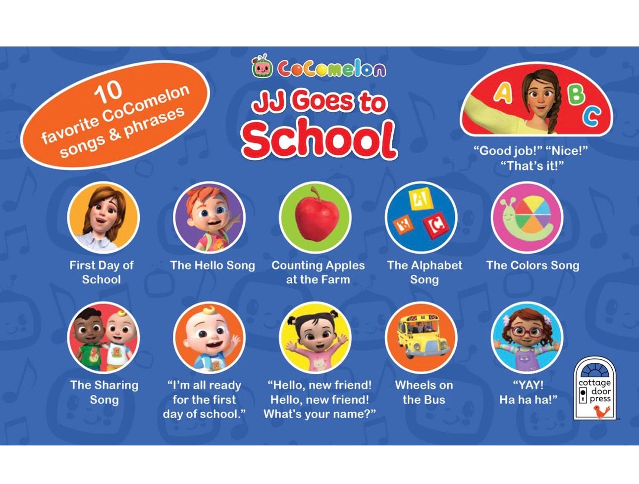 Cocomelon - JJ goes to School 音樂書🎵 👶🏻
