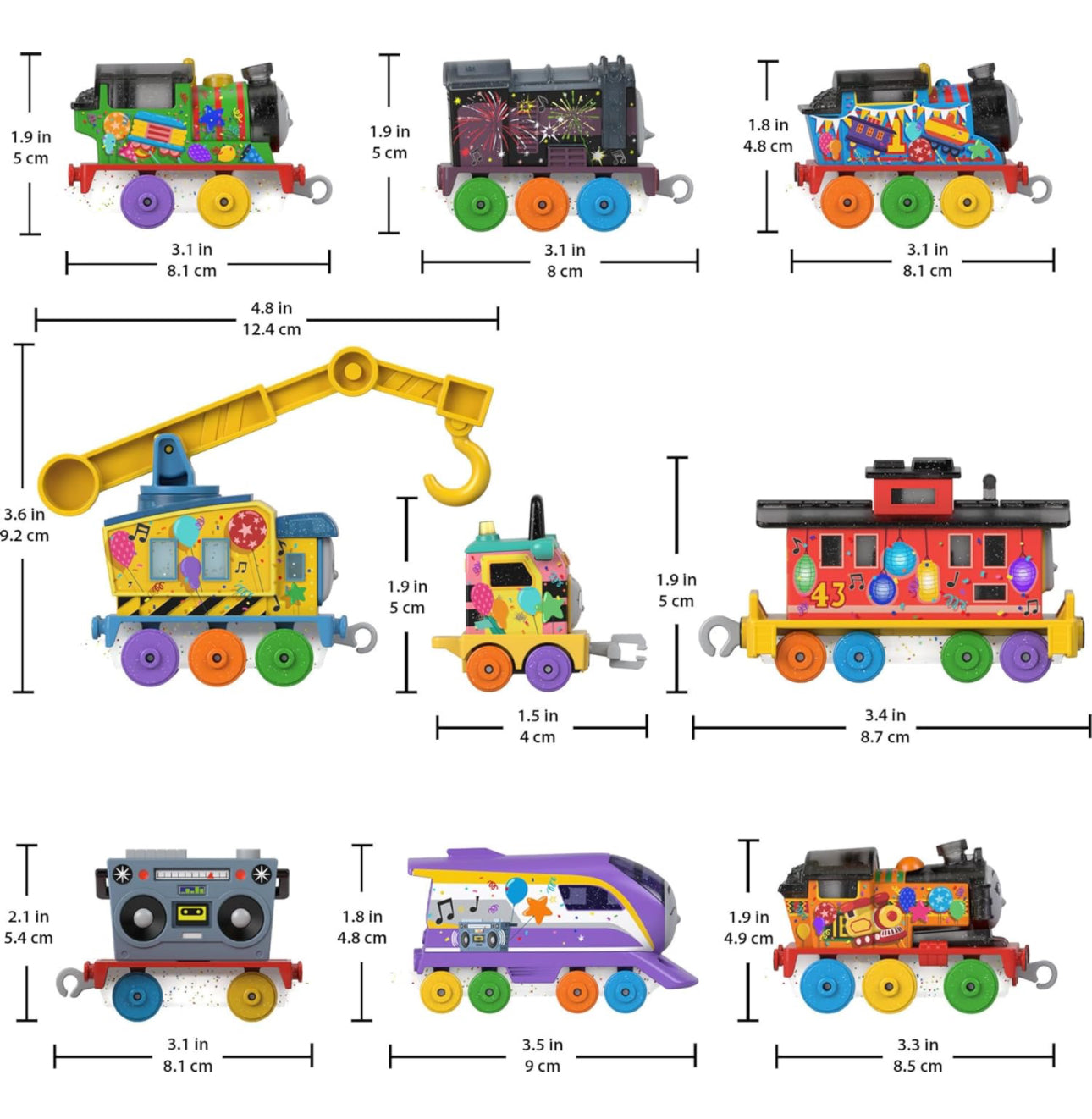 Thomas & Friends 火車頭派對主題車車套裝