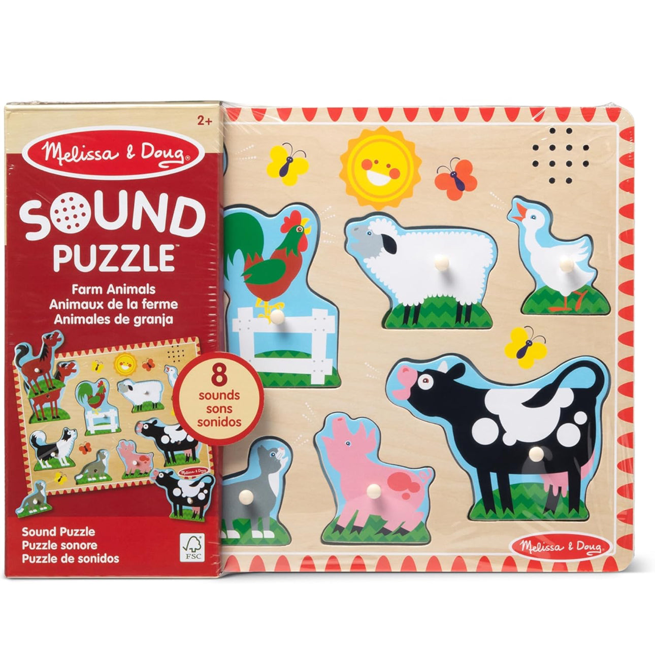 Melissa & Doug - 主題音樂拼圖系列 (Farm Animals)