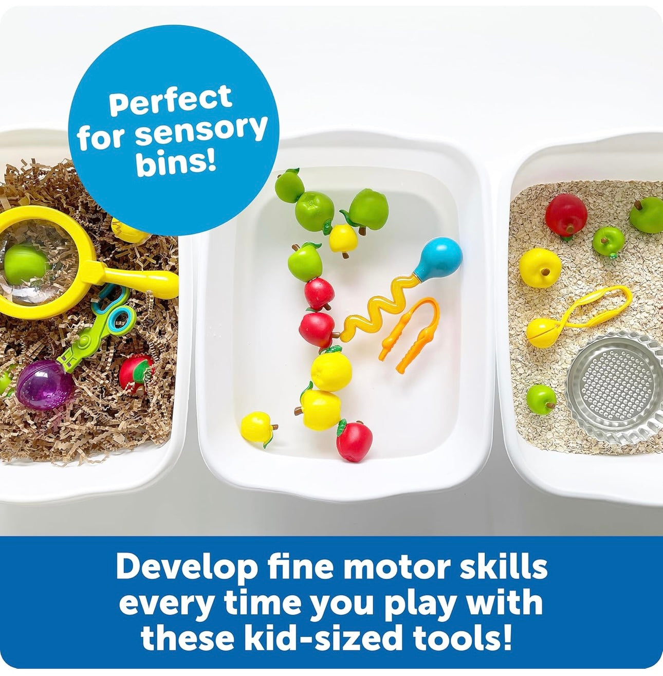 Learning Resources - Helping Hands Fine Motor Tool Set (24 pcs)