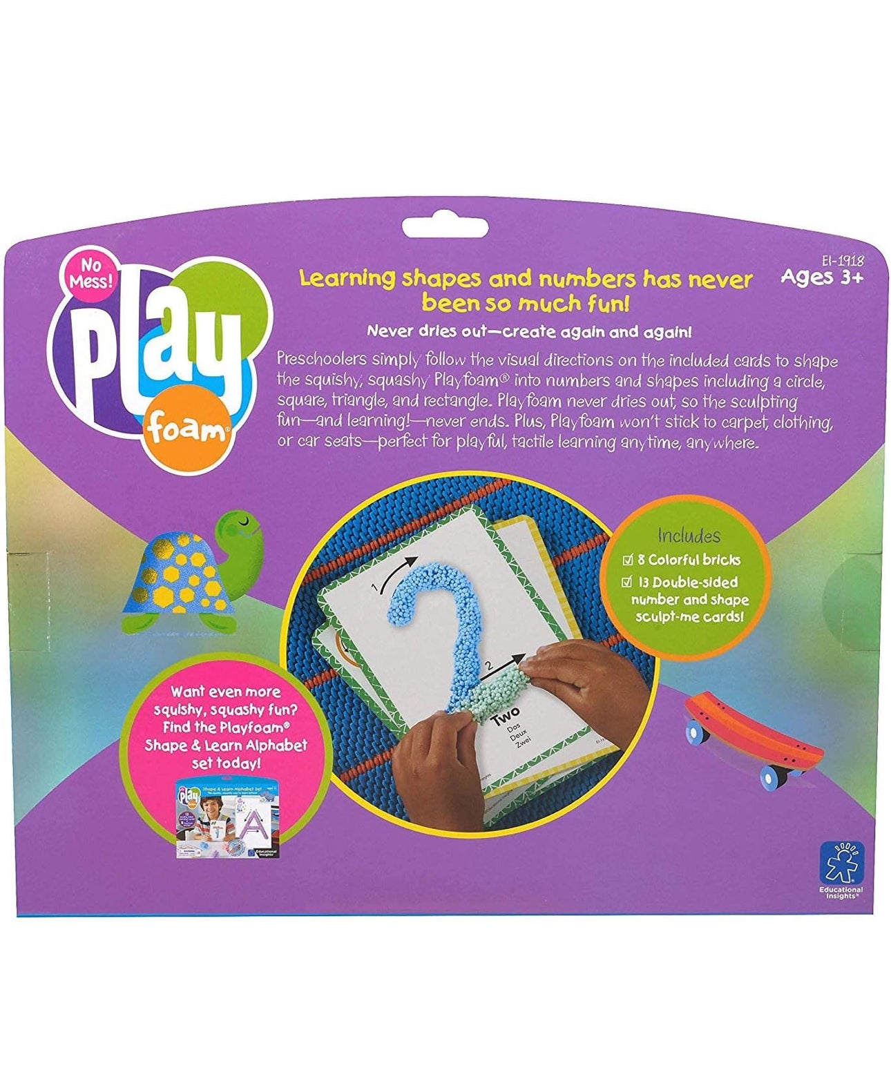 魔塑粒粒黏土 Playfoam Number Set🔢