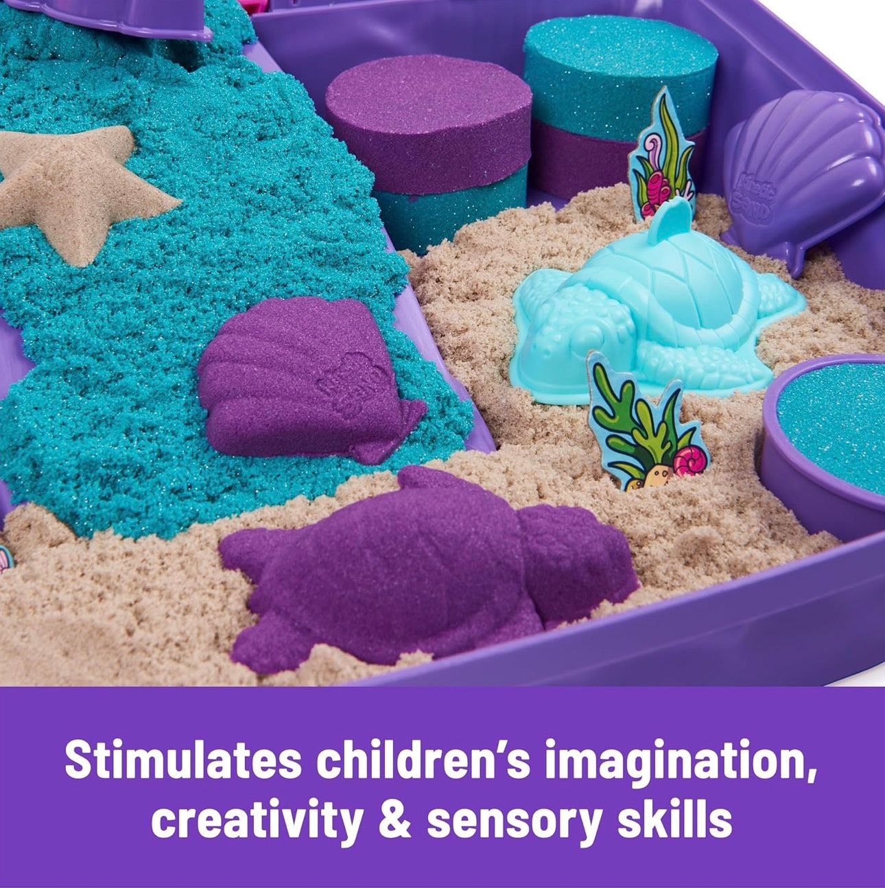 Kinetic Sand 動力沙 Mermaid Palace 工具箱套裝