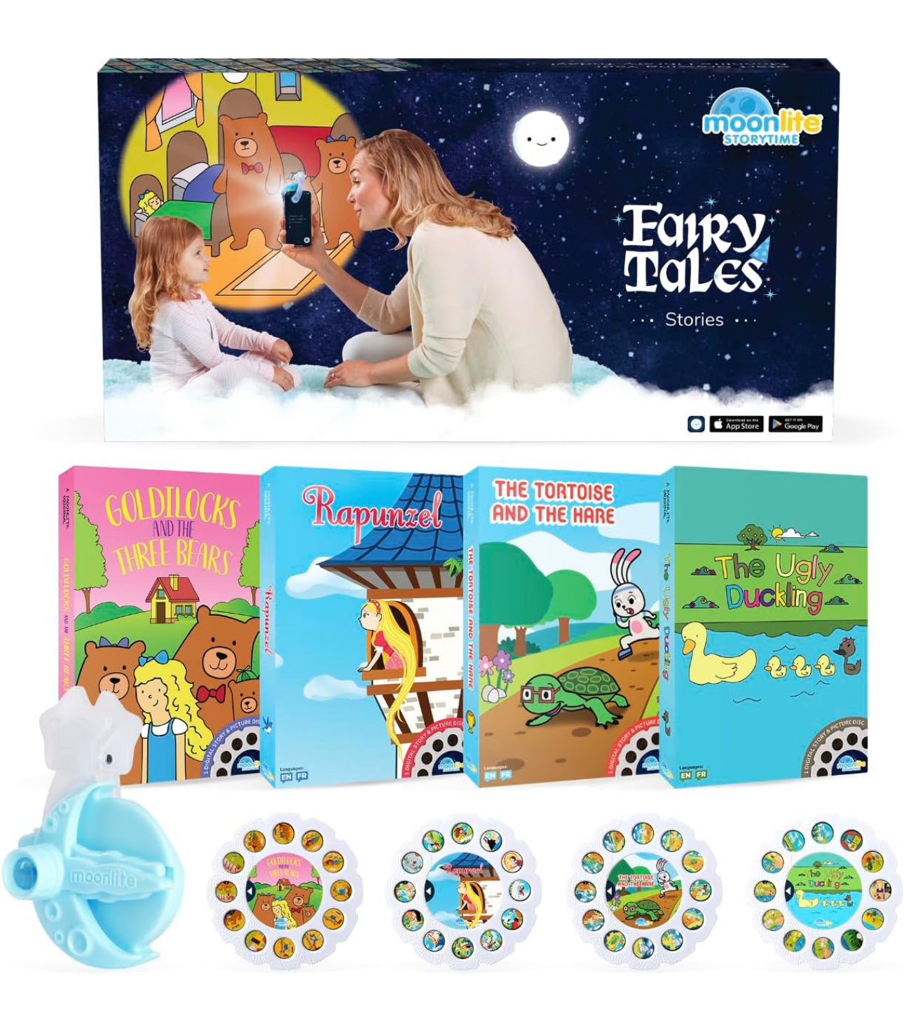 Moonlite月光故事投影機禮盒 -  Fairy Tales