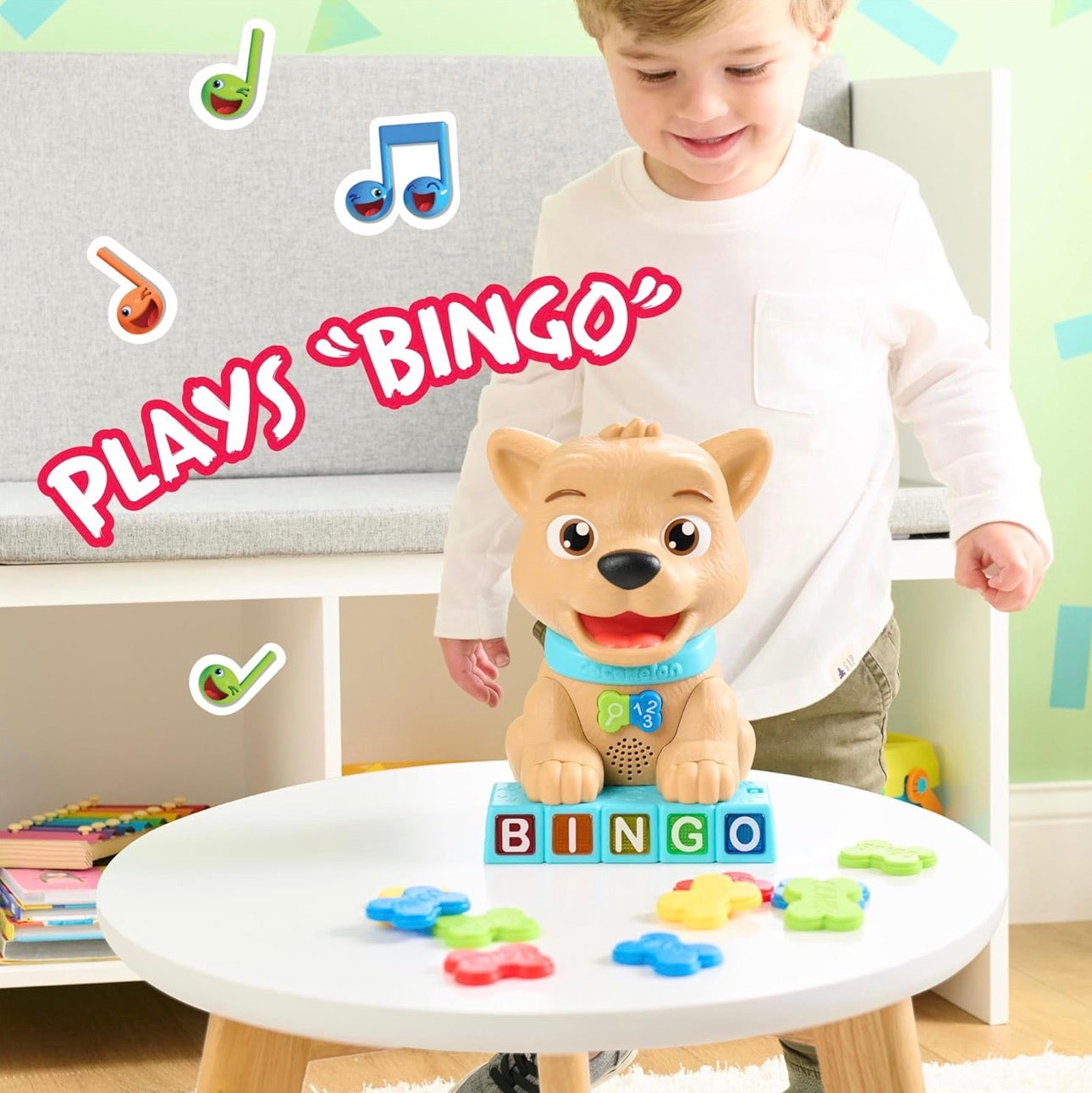 Cocomelon Bingo 互動機械狗🐶🎶