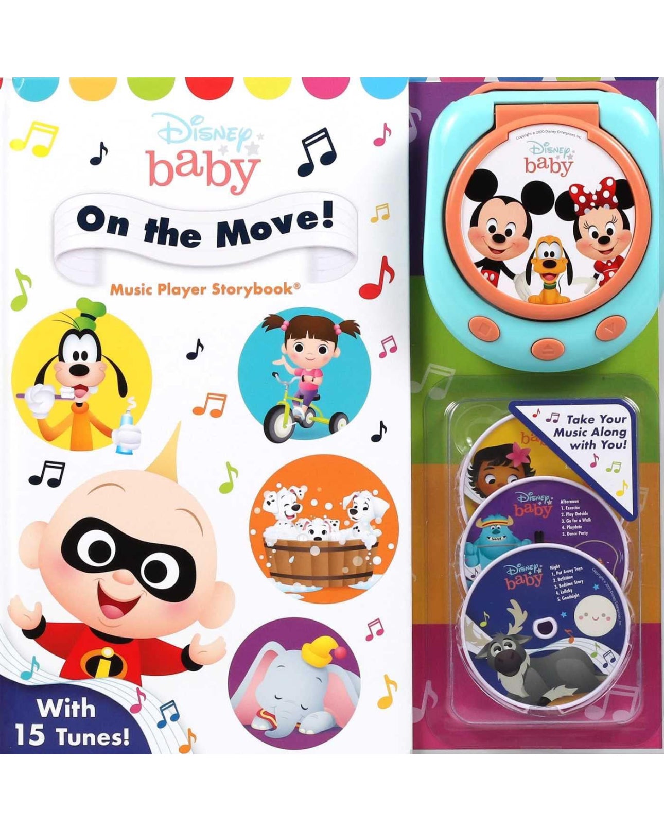 Disney - Disney Baby 經典兒歌 CD player 圖書套裝