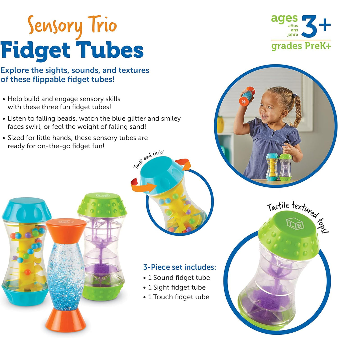 Learning Resources - Sensory Fidget Tubes