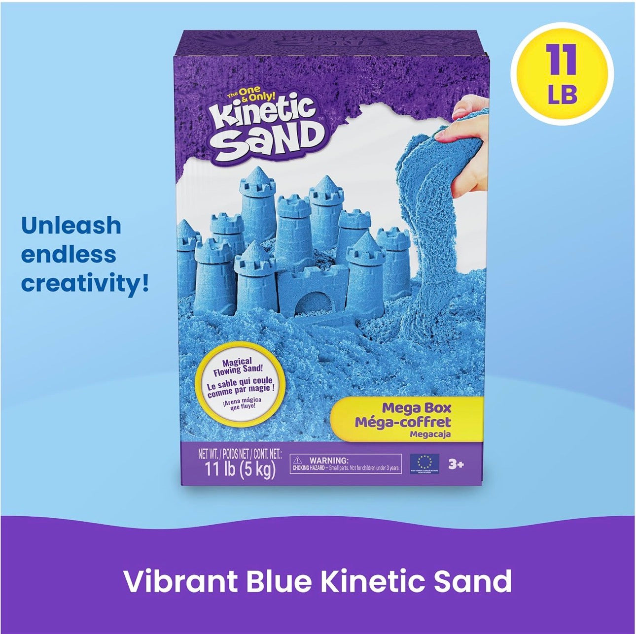 Kinetic Sand 動力沙 (藍色沙-11磅裝)